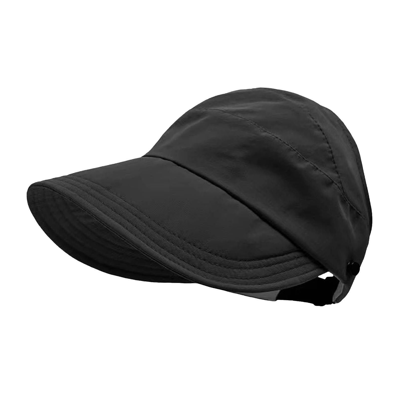 thumbnail image 5 of Sombrero de sol con lazo para mujer - Diseño sin copa, poliéster, protección UV, talla única (56-59 cm), 5 of 5